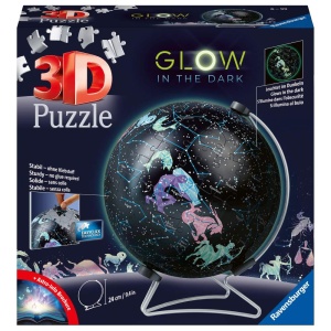 Puzzle 3D glob lumineaza in intuneric 180 piese - Img 4