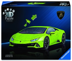 Puzzle 3D Iconics Lamborghini Huracan Evo Verde