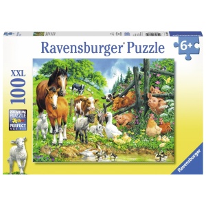 Puzzle Adunarea Animalelor, 100 Piese