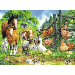 Puzzle Adunarea Animalelor, 100 Piese - Img 2