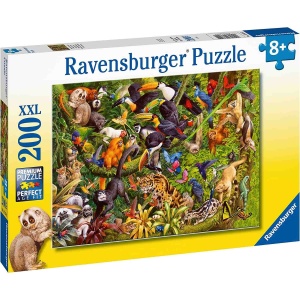 Puzzle Animale In Padurea Tropicala, 200 Piese - Img 5