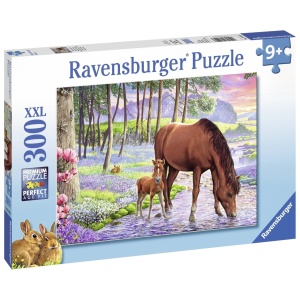 Puzzle Cal Cu Manz, 300 Piese