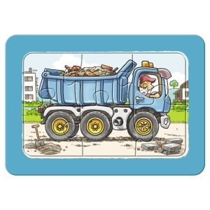 Puzzle Excavator, Tractor Si Basculanta, 3X6 Piese - Img 2
