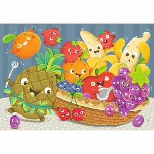 Puzzle Fructe, 2X24 Piese - Img 2