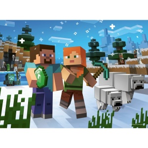 Puzzle Minecraft 4x100 piese - Img 3
