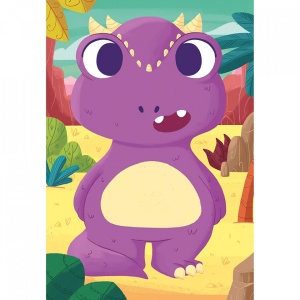 Puzzle Mix&Match Dinozauri, 3X24 Piese - Img 4