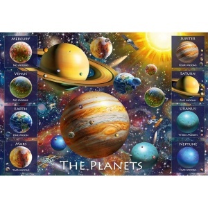 Puzzle Planete, 100 Piese - Img 2
