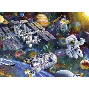 Puzzle Statie Spatiala, 200 Piese - Img 2