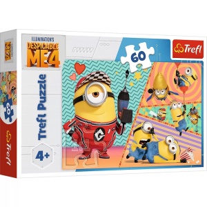 Puzzle Trefl 4In1 Despicable Me 4 Minionii Trazniti