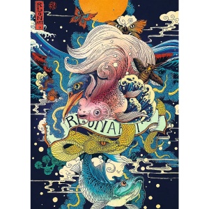 Puzzle Trefl 6000 Galerie De Animatie Epica - Img 2