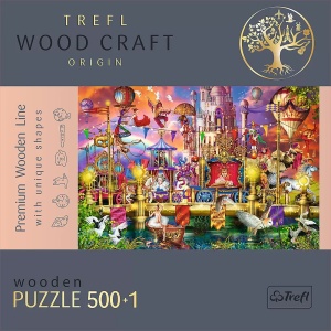 Puzzle Trefl Din Lemn 500+1 Piese Lumea Magica - Img 5