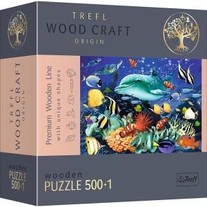Puzzle Trefl Din Lemn 500+1 Piese Viata Marina