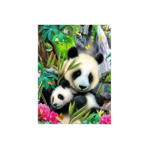 Puzzle Ursi Panda, 300 Piese - Img 2