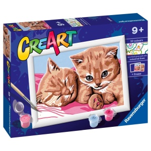 Ravensburger - CreArt pictura pe numere pentru copii pisicute prietene - Img 2