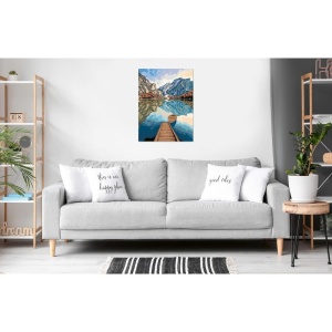 Ravensburger - Pictura pe numere Tablou Canvas vedere la lac - Img 2
