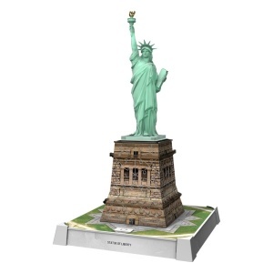 Ravensburger - Puzzle 3D iconic Statia Libertatii cu LED 108 piese model de colectie in miniatura - Img 3