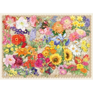 Ravensburger - Puzzle flori 1000 piese design nou - Img 2