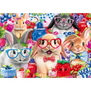 Ravensburger - Puzzle iepurasi si fructe de padure 35 piese - Img 3