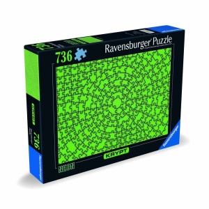 Ravensburger - Puzzle krypt verde neon 736 piese design nou