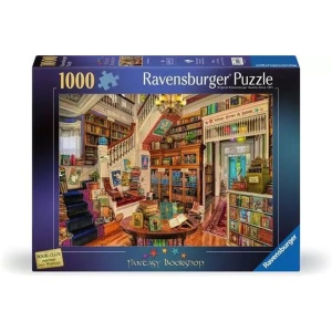 Ravensburger - Puzzle libraria fantastica 1000 piese design nou - Img 1