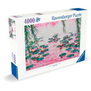 Ravensburger - Puzzle nuferi roz 4000 piese - Img 2