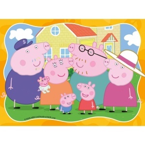 Ravensburger - Puzzle Peppa Pig 4 puzzle in cutie 12 16 20 24 piese - Img 3