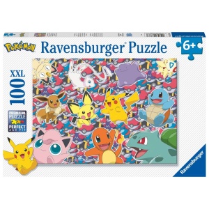 Ravensburger - Puzzle Pokemon gata de lupta 100 piese XXL - Img 1