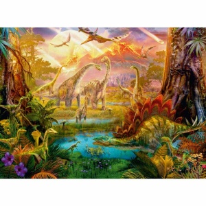 Ravensburger - Puzzle tinutul dinozaurilor 500 piese design nou - Img 3