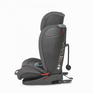 Scaun auto cu Isofix grupa 9-36 kg Elara Raven Gray - Img 3