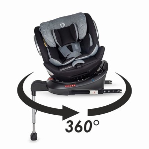 Scaun auto rotativ 0-36 kg Coccolle Vigo Diamond Black - Img 3