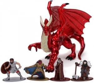 Set 5 Nano Figurine Din Metal Dungeons Dragons 4 Cm - Img 2