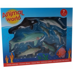 Set 7 figurine din cauciuc - Animale marine - Img 5