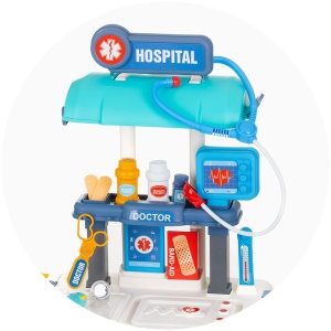 Set jucarie Chipolino Doctor 3 in 1 72,5 cm cu accesorii - Img 4