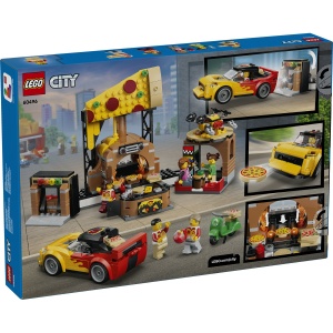 Set LEGO City - Experiența livrării de pizza cu vehicule (60496) - Img 3