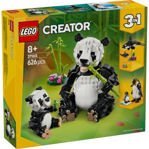 Set LEGO Creator - Animale salbatice: Familia de ursi panda (31165) - Img 1