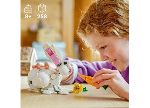 Set LEGO Creator - Iepure alb (31133) - Img 4