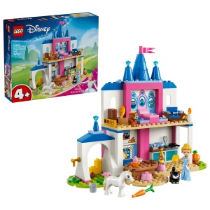 Set LEGO Disney - Castelul cu animăluțe al Cenușăresei (43283)