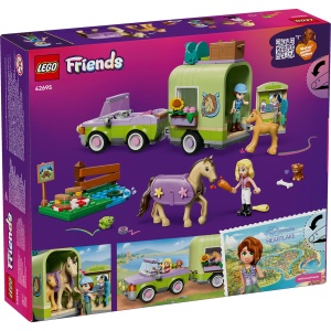 Set LEGO Friends - Remorcă pentru cal și mânz (42695) - Img 3
