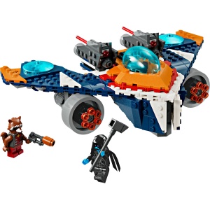 Set LEGO Marvel Super Heroes - Avionul de lupta al lui Rocket vs Ronan (76278) - Img 6
