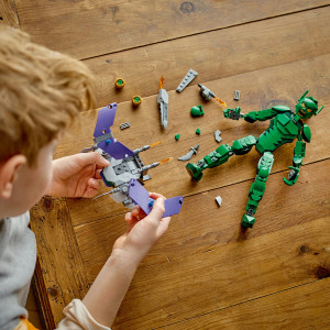 Set LEGO Marvel Super Heroes - Figurina de constructie Green Goblin (76284) - Img 4