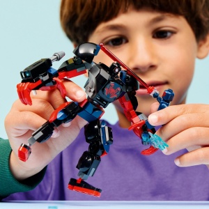 Set LEGO Marvel Super Heroes - Robotul lui Miles Morales vs Omul Păianjen 2099 (76337) - Img 4