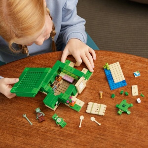 Set LEGO Minecraft - Casa de pe plaja testoaselor (21254) - Img 4
