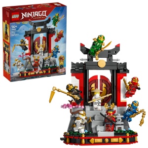 Set LEGO Ninjago - Model pentru etalare cu personaje ninja la a 15-a aniversare (71866)