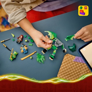 Set LEGO Ninjago - Pachet de luptă cu robotul dragon al lui Lloyd (71862) - Img 5