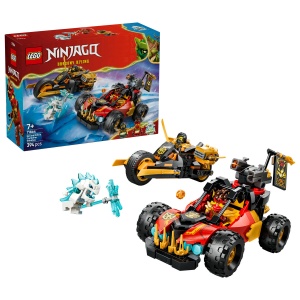 Set LEGO Ninjago - Vehiculele transformabile ale lui Kai și Cole (71864)
