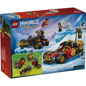 Set LEGO Ninjago - Vehiculele transformabile ale lui Kai și Cole (71864) - Img 3