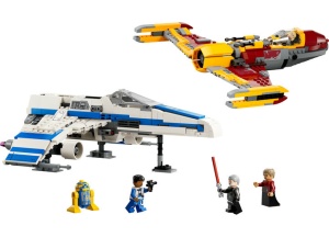 Set LEGO Star Wars - E-Wing al Noii Republici vs Starfighter-ul lui Shin Hati (75364) - Img 4