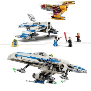 Set LEGO Star Wars - E-Wing al Noii Republici vs Starfighter-ul lui Shin Hati (75364) - Img 7