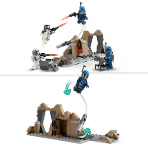 Set LEGO Star Wars - Pachet de lupta Ambuscada pe Mandalore™ (75373) - Img 7