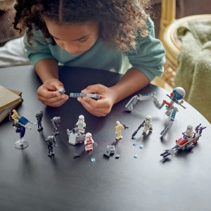 Set LEGO Star Wars - Pachet de lupta: Clone Trooper si droid de lupta (75372) - Img 4